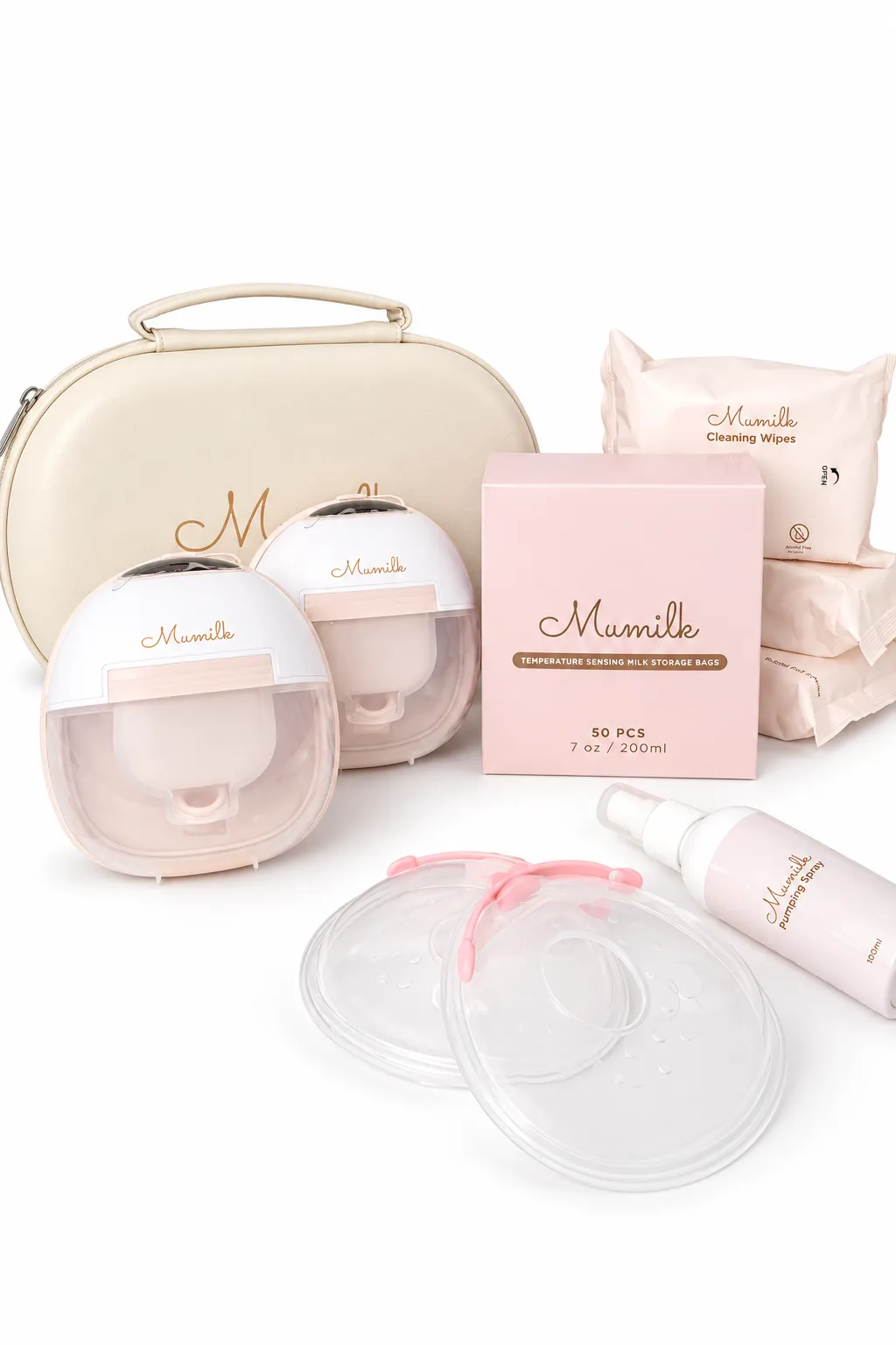 Portable Double Electric Breast Pump Bundle