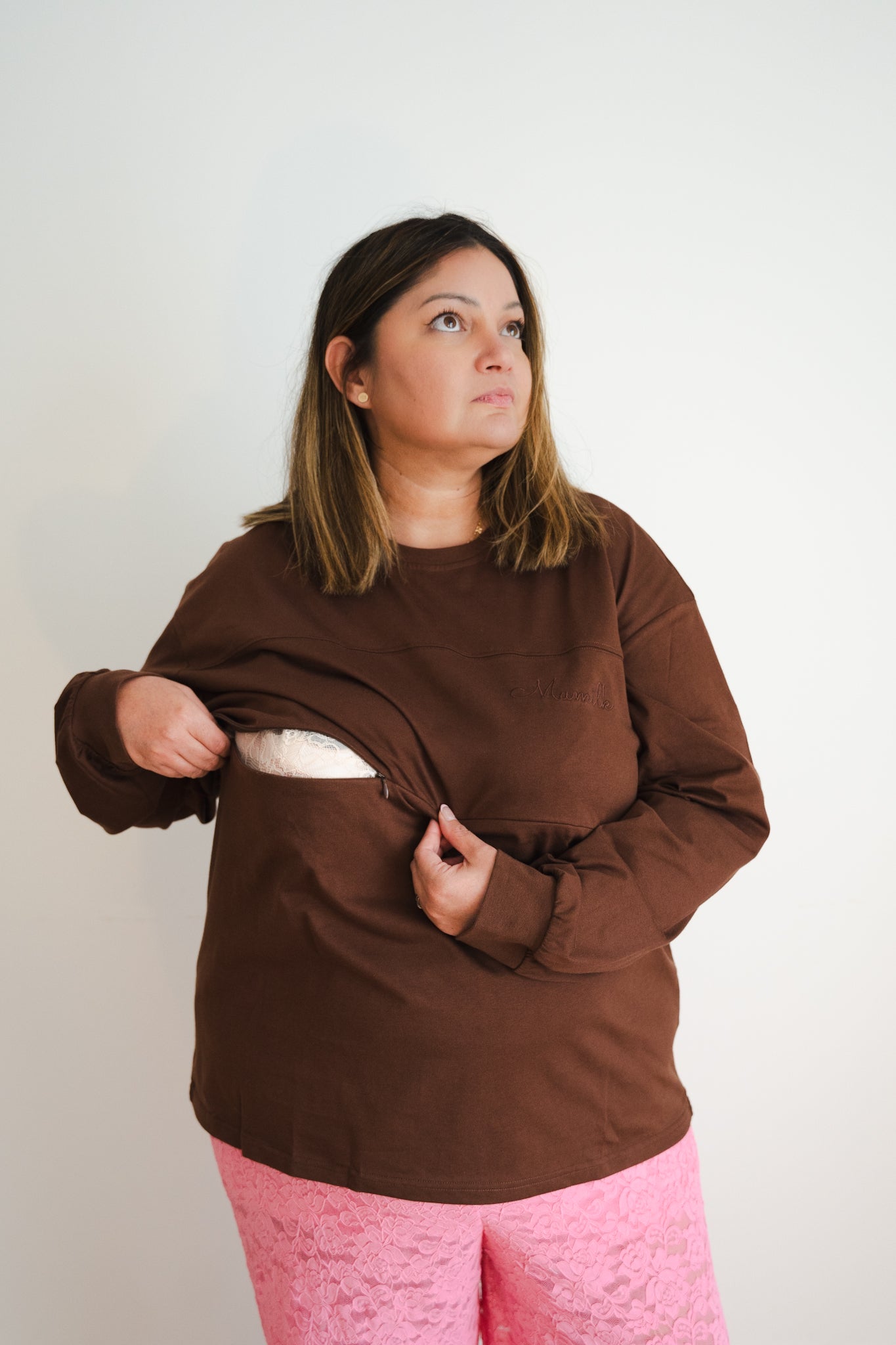 Long Sleeve Breastfeeding Tee