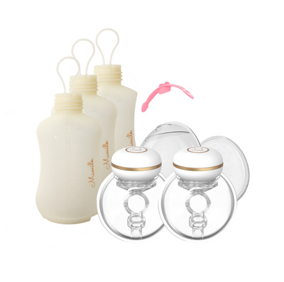 Portable Double Electric Breast Pump Bundle