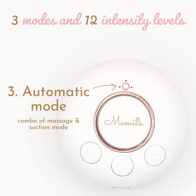 mumilk pro breast pump in automatic mode